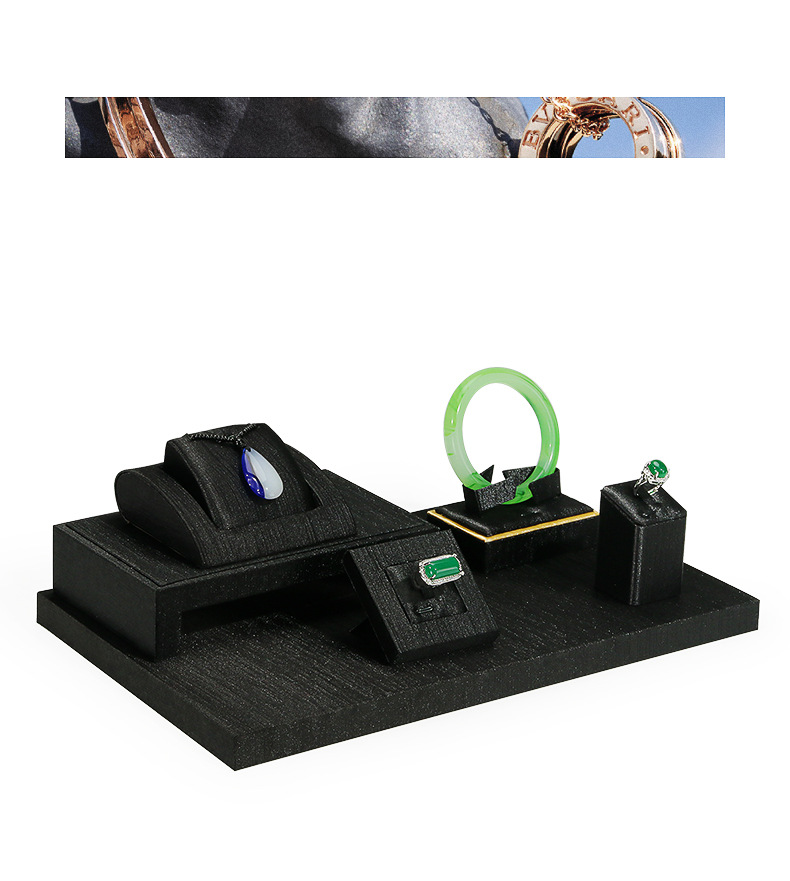 A004-(01-104)黑色泰丝平柜展示道具-(今伟创系列