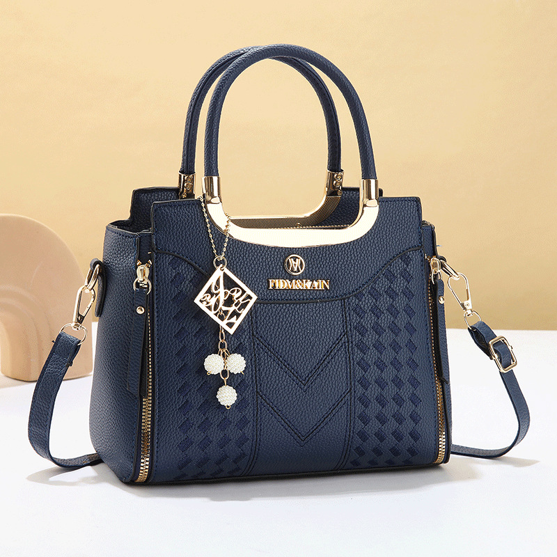 Women's Crossbody Bag New Chinese Style Mom Bag 2025 New Embroidered Light Luxury Middle-Aged Handbag Single Shoulder Women's Trendy Bag
