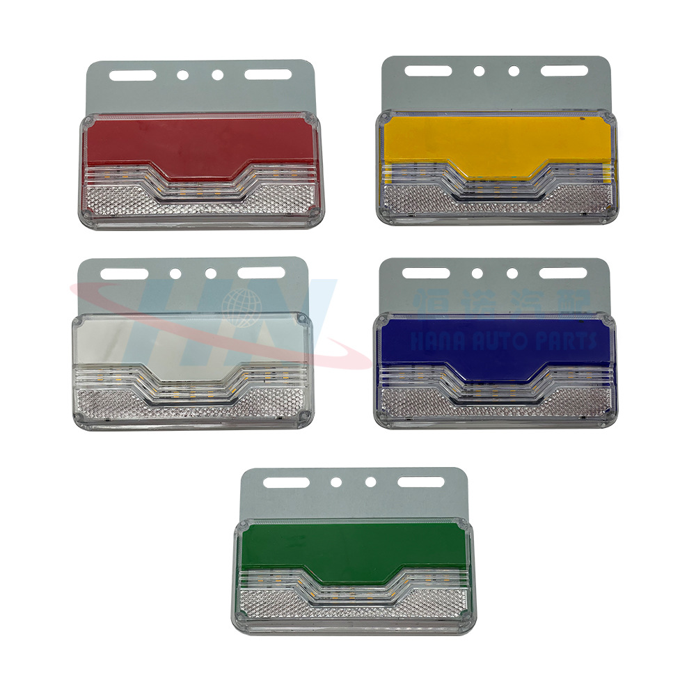 Luz lateral del camión 24V semi-remolque modificado llevó la luz del esquema del camión luz lateral brillante estupenda luz de ancho