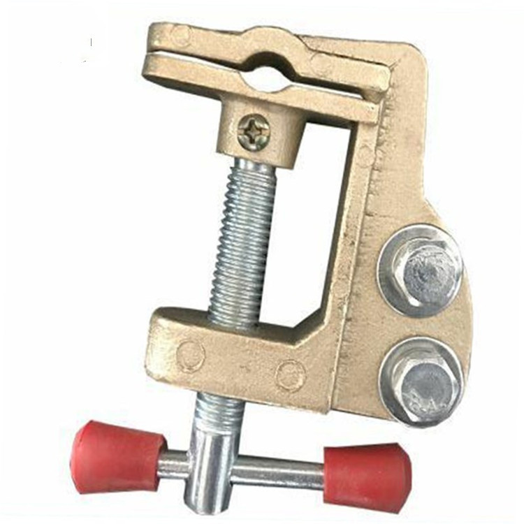 压铸型铜线夹 接地线夹 高压接地线用临时接地装置接地线夹接地棒