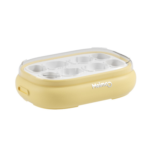 Cartoon ice cream mold with lid food grade silicone household children's homemade ice cream cheese popsicle popsicle mold