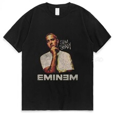 2024 Rapper Eminem T Shirt Women Men Fashion T-shirts Hip Ho