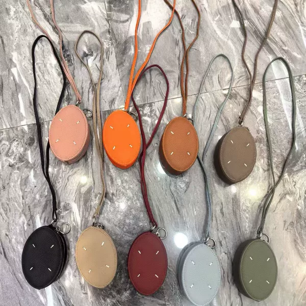Key Case, Genuine Leather Coin Purse, New Style, Simple and Versatile Id Card Holder, Single-Shoulder Mini Crossbody Clutch Wallet