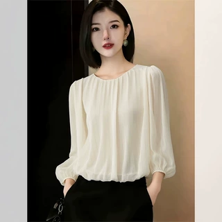 绝美漂亮超好看七分袖衬衫2026夏季新款女减龄设计感上衣百搭衬衣