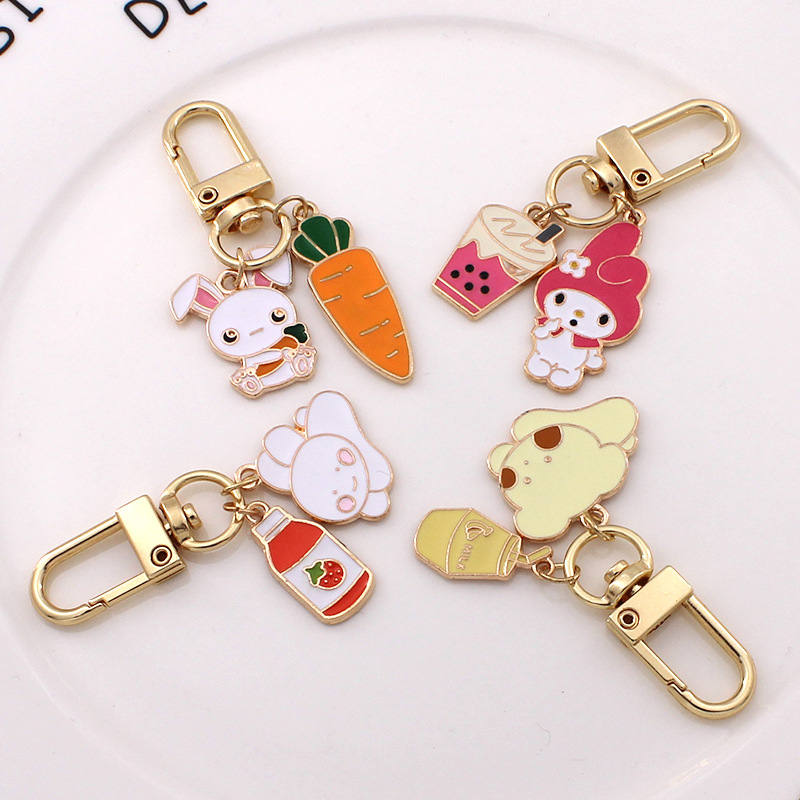 Cartoon keychain for men and women