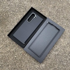 サムスンZfold6ケブラー携帯ケース折り畳みスクリーンFlip6炭素繊維パターン放熱新型保護カバーを適用します。