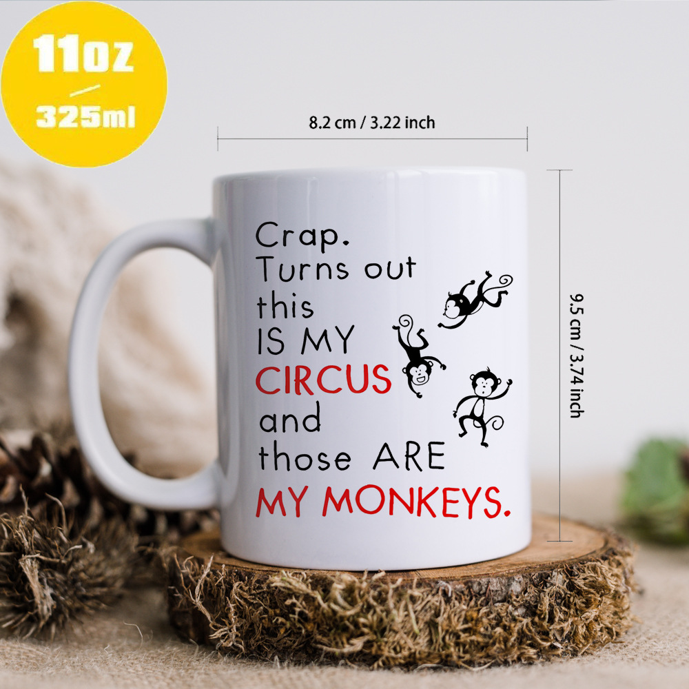 Сентябрь новый продукт внешней торговли my monkeys керамический кофе кружка офисная питьевая чашка