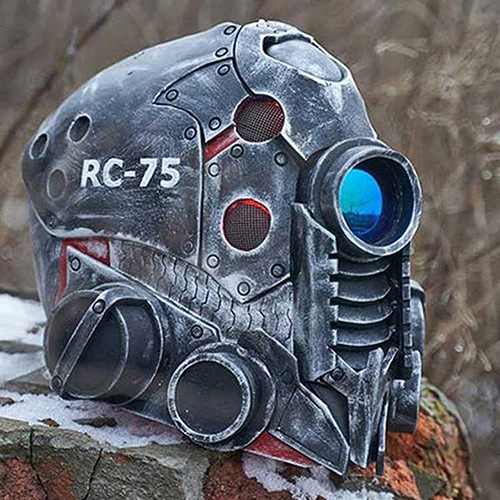 Game Cyberpunk Mask Halloween Steampunk Robot Helmet
