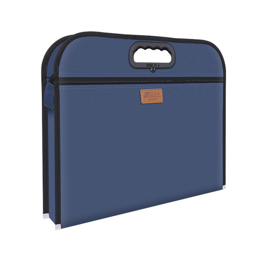 New portable briefcase with printed logo, multifunctional business briefcase, hand-carrying canvas file bag, manufacturer wholesale