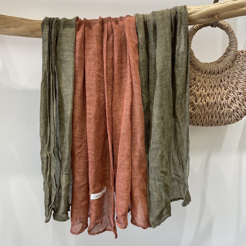 Nouveau châle chaud en coton de grande taille avec protection solaire haut de gamme et écharpe en lin polyvalente pour femmes_voghion.com