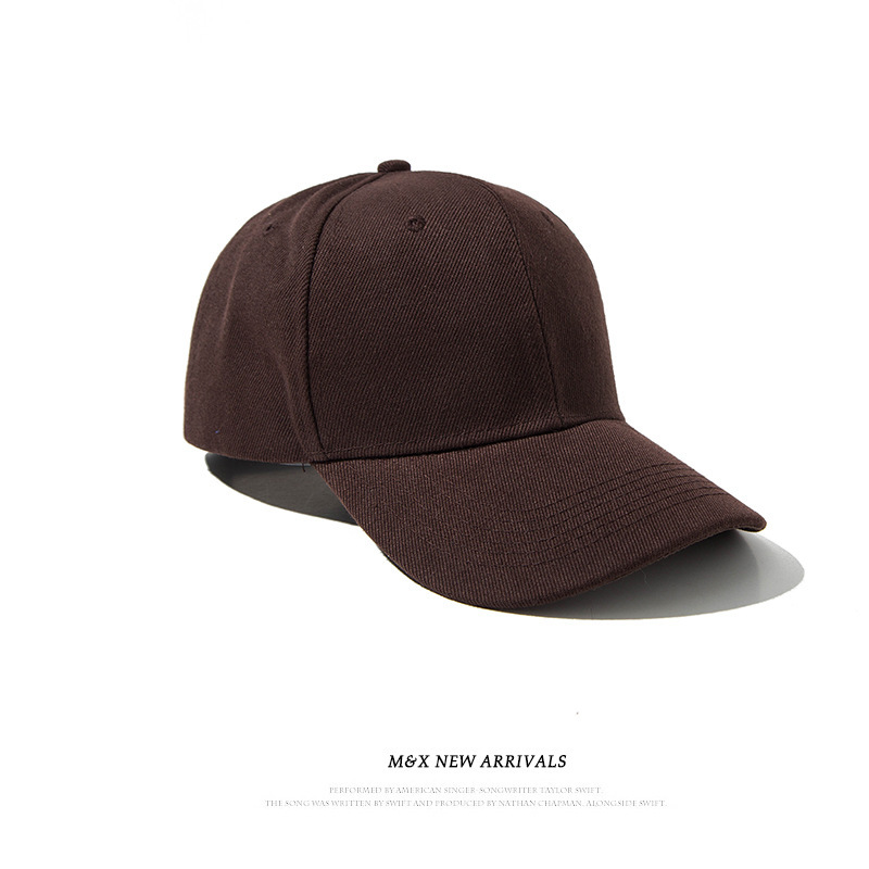 Gorra de Béisbol de Color Sólido con Logotipo Bordado, Gorra Lisa de Algodón Puro de Alta Calidad para Mujer, Gorra de Primavera y Otoño con Visera