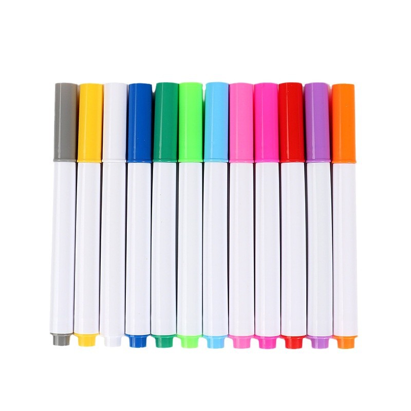 Fabricantes al por mayor tiza líquida borrable color mini niños graffiti pintura acrílico LED lámpara fluorescente lápiz