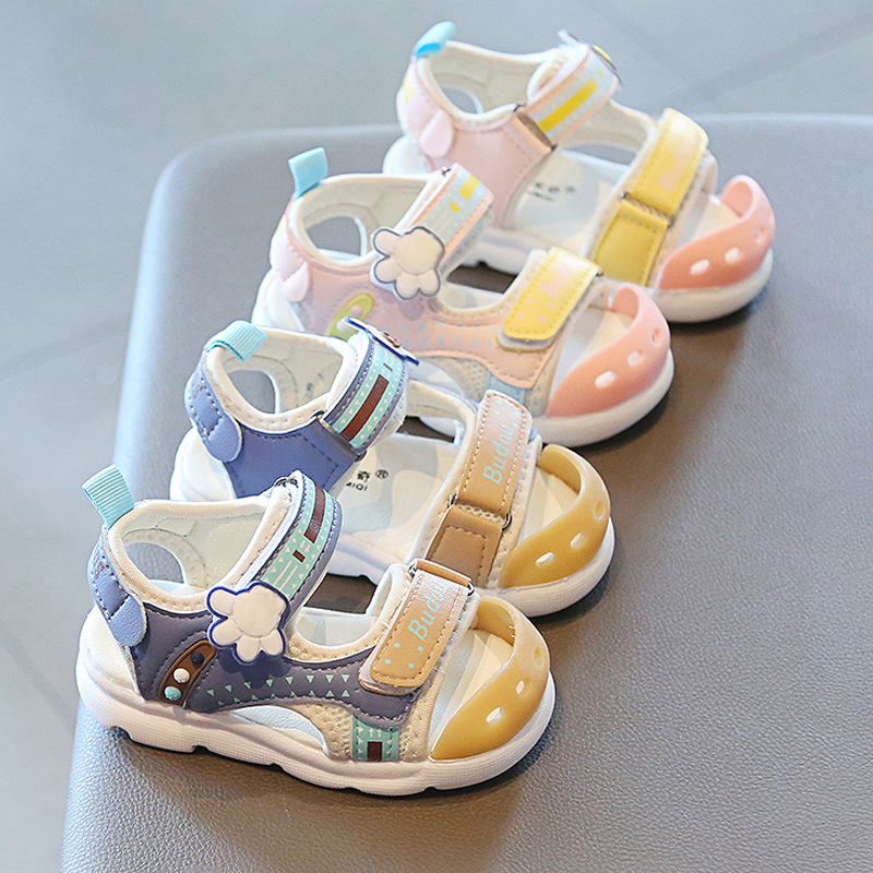 Dropshipping Baby Sandals 2025 Summer Kidsren's Functional Shoes for Men and Women, Toe-Toe Beach Shoes, Toddler Shoes