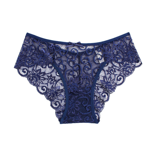Lingerie for women with a sexy mid-rise waist, best-selling high-end lace edge women's thong, factory export wholesale white
