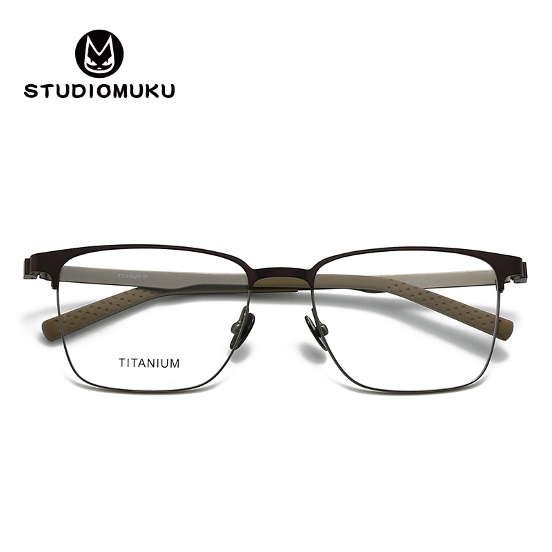 Las gafas de madera STUDIOMUKU pueden hacer que los niños se vean estables con monturas de gafas cuadradas y monturas de gafas