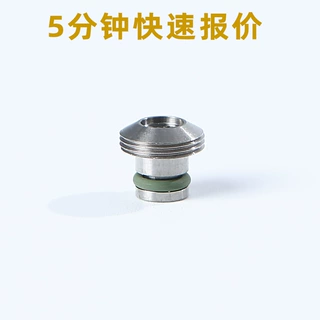 现货德国vermes喷射阀原装配件微密斯耗材peek金属引导环钨钢喷嘴