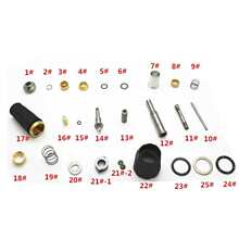 韩国世新打磨机配件雕刻机零件卡簧轴承轴心垫片铜套弹簧塑料接头