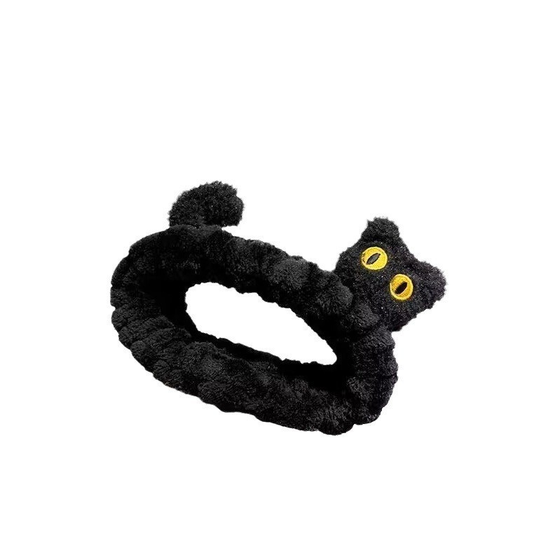 かわいい漫画ぬいぐるみ洗顔ヘッドバンド星豚カエルウサギニンジン猫洗浄とメイク落としヘッドバンド子供用|undefined