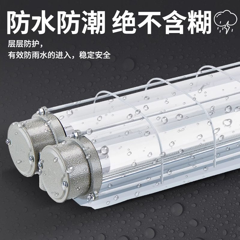 防爆ランプ倉庫ランプ LED 防爆ランプ 1.2m 高温耐性工場ワークショップ単管二重管防爆ランプ卸売|undefined