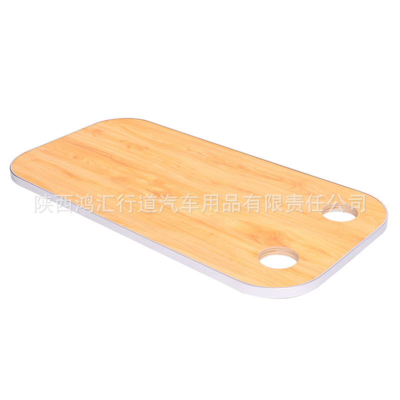 RV Solid Wood Table Board Aluminum Edge Table Camper Car Dining Table Various Colors Business Car Dining Table Table with Cup Holder