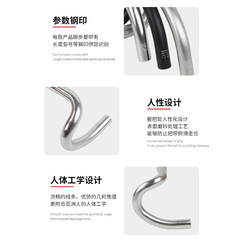 Taiwan UNO Road Bike Handlebar 25.4/31.8 Aluminum Alloy Racing Small Bend Handlebar Ultralight Road Bike Handlebars