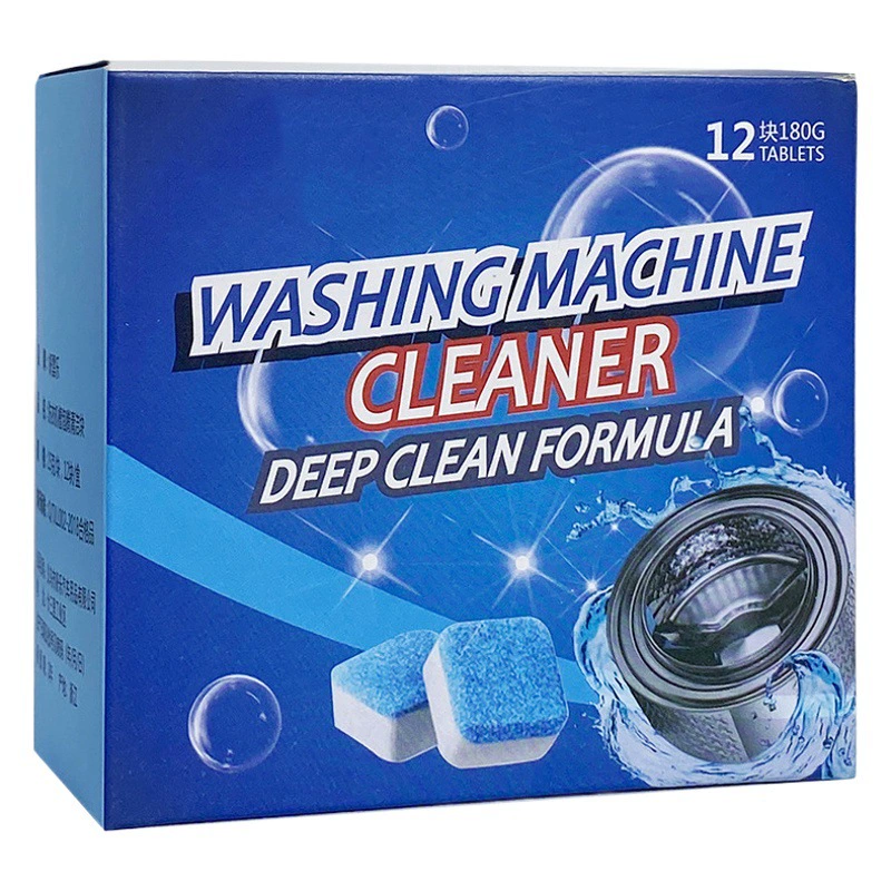 Средство для чистки бака стиральной машины, пятновыводитель, мощные шипучие таблетки для удаления накипи из бытовых барабанов оптом