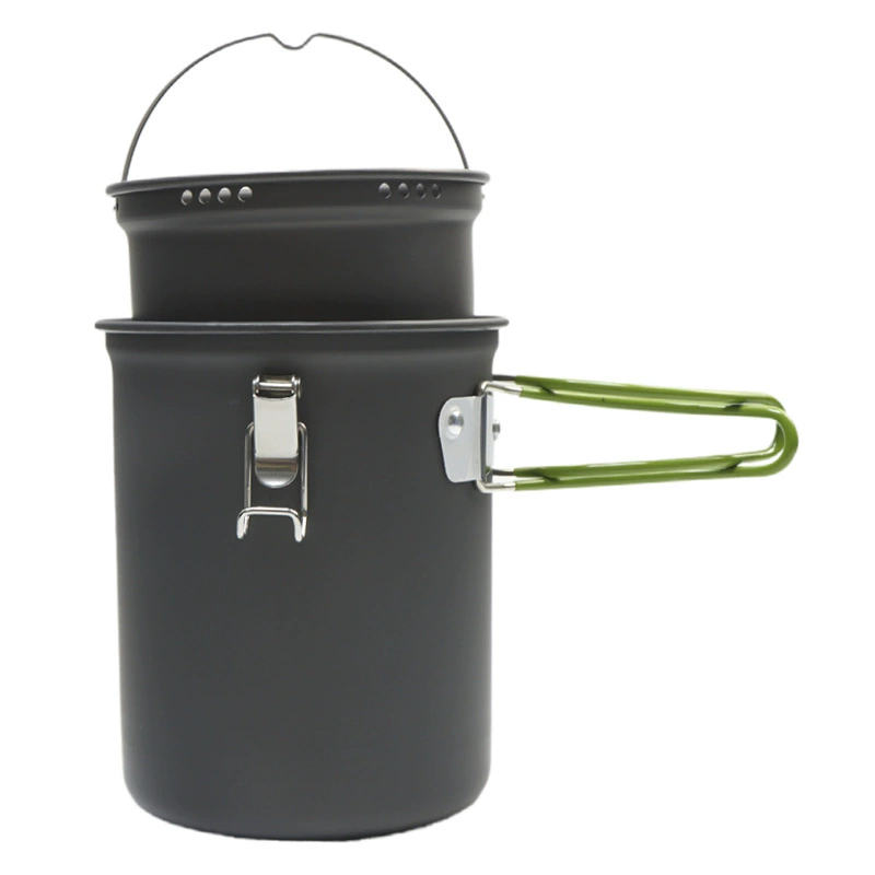 Camping pots and outdoor pots and utensils camping cookware picnic sets camping cook pot picnic set portable individual pot
