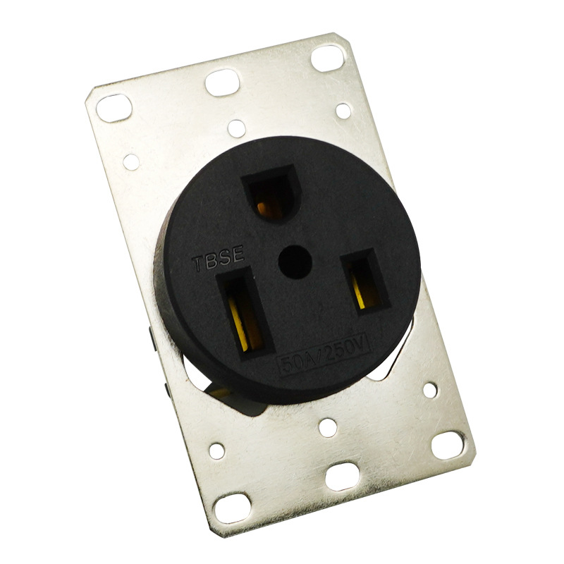 XIONGDA NEMA 6-50R供应美式三孔插座50A125V-250V工业插头插座