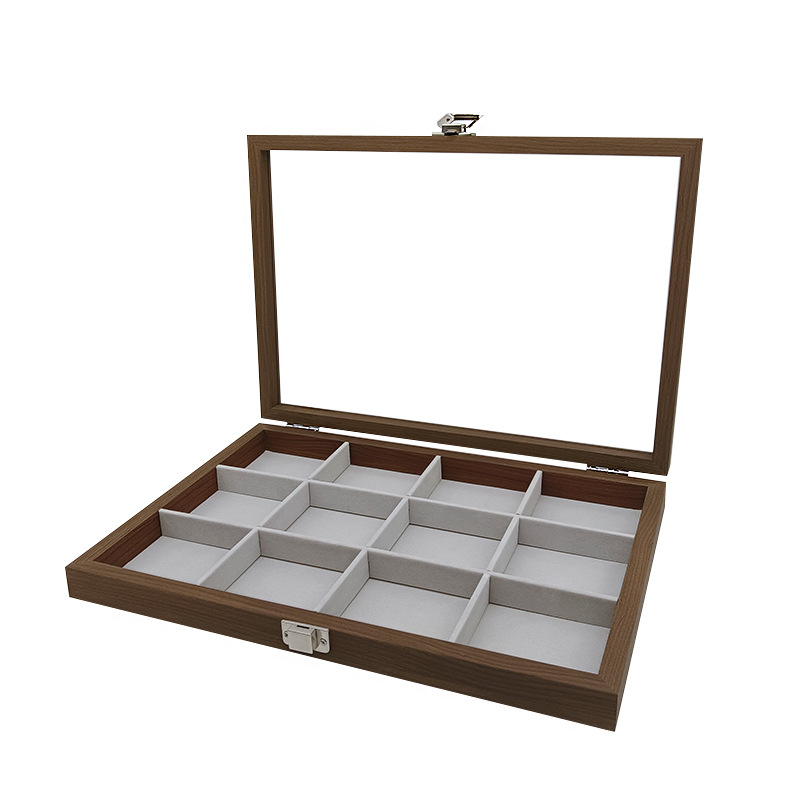 1728g Weight Jewelry Boxes Classification 1 Piece Quantity Holiday, Daily, Selfie Occasion Wood Material Solid Color Pattern Business Style 1 Piece Wood Business Holiday Daily Selfie Solid Color Jewelry Boxes 8