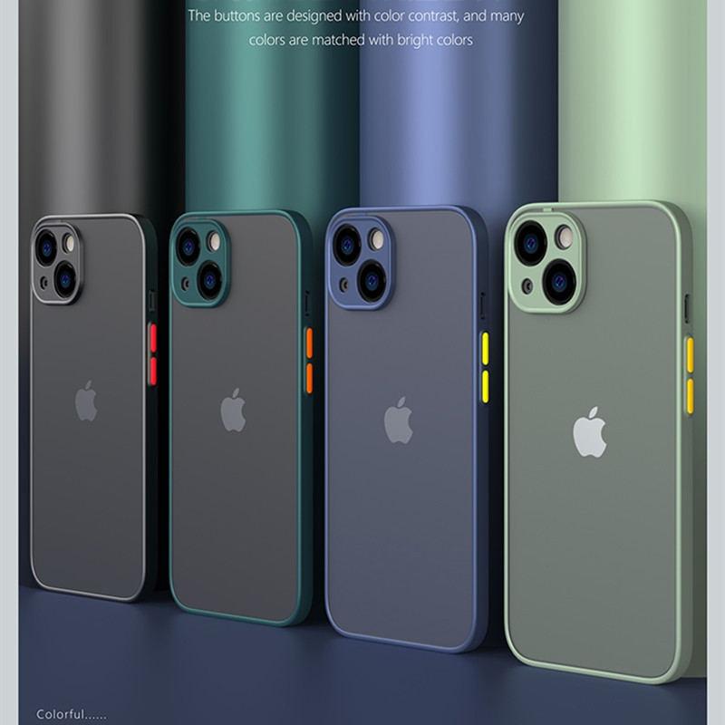 For Apple 16pro Mobile Phone Case iphone15 Eagle Eye Skin Sense 12 Frosted Hard Case XS max Protective Case 78P
