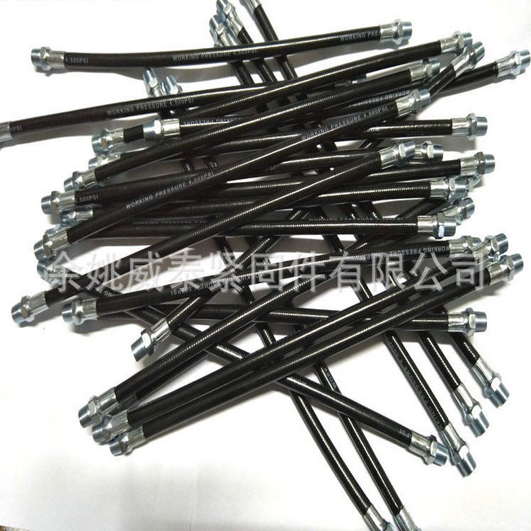 黄油枪油嘴头软管硬管尖嘴平嘴枪头防爆管注油嘴黄油嘴M6M8M10M12