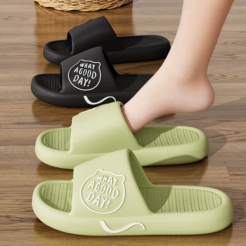 2024 новые парные тапочки домашние мужские домашние Тапочки для ванной комнаты с толстым дном простые тапочки для женщин оптом