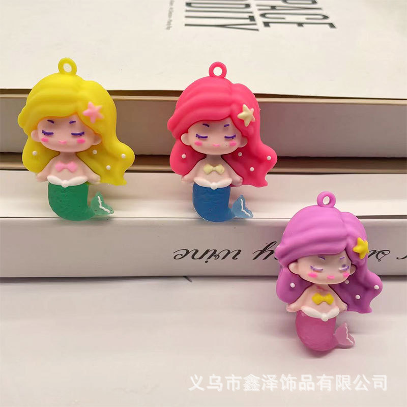 Key Chain Accessories Cartoon Mermaid Key Chain Doll Pendant Bag Hanging Activities Small Gift Key Chain