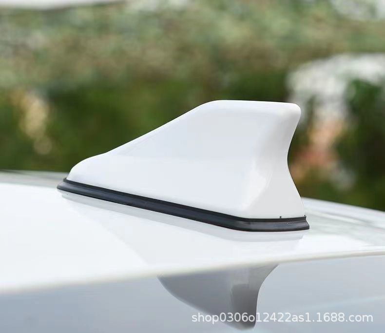 Car shark fin antenna with signal radio special shark fin roof modification antenna decorative antenna Universal