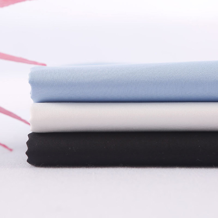 Prendas de vestir al por mayor color puro tejido 100% tejido de algodón peinado