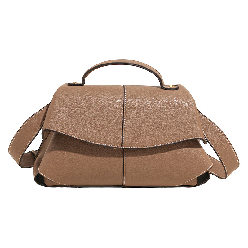 Bolso de moda europeo y americano 2025 verano nuevo bolso femenino textura transfronteriza bolso bandolera retro de gran capacidad