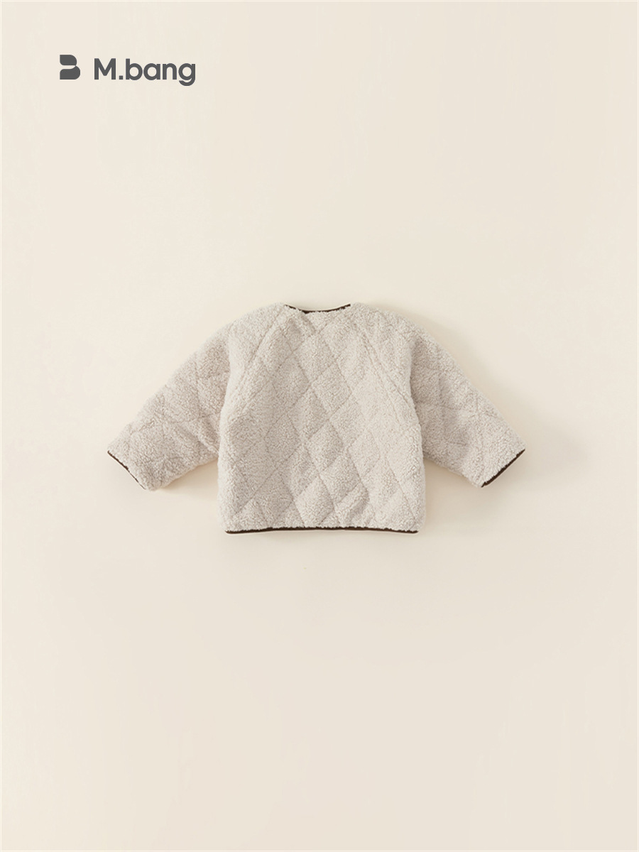 Babycity invierno estilo coreano niñas de piel engrosada abrigo de algodón acolchado chaqueta de los niños DY82033