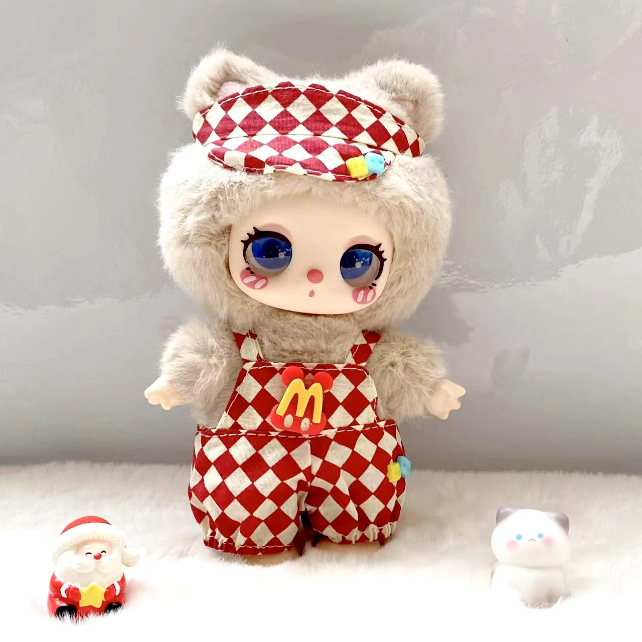 Doll plastic, overall for dressing up, second generation, children's clothing