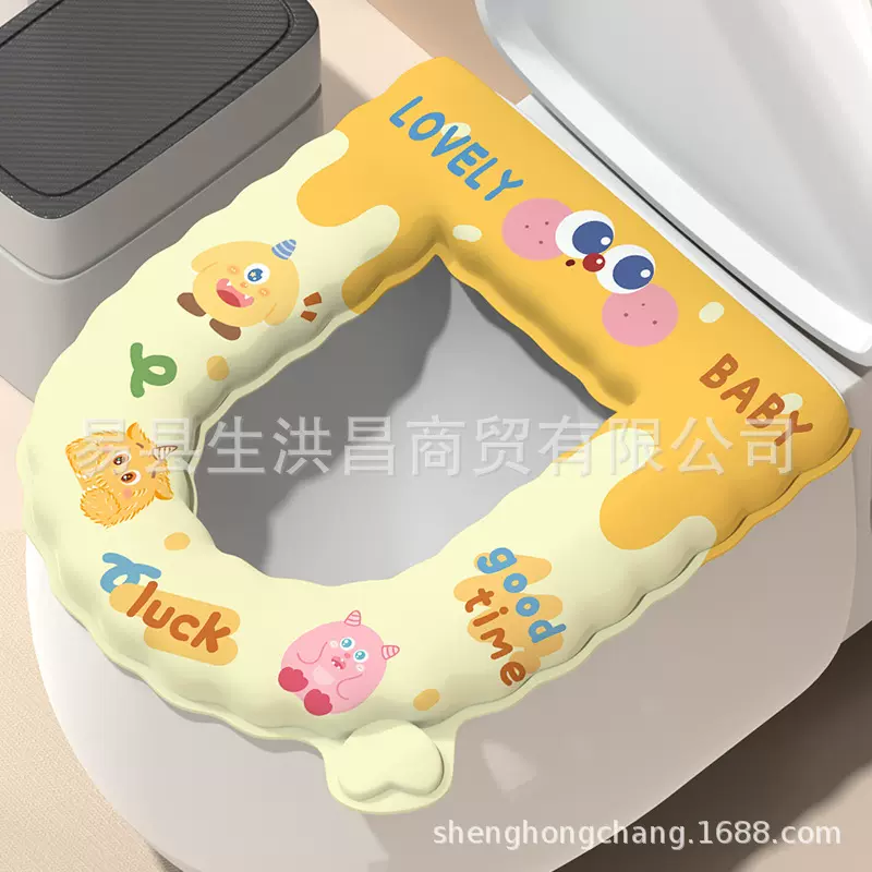 新款EVA加厚马桶坐垫坐便垫四季通用防水免洗马桶坐便圈垫坐便套