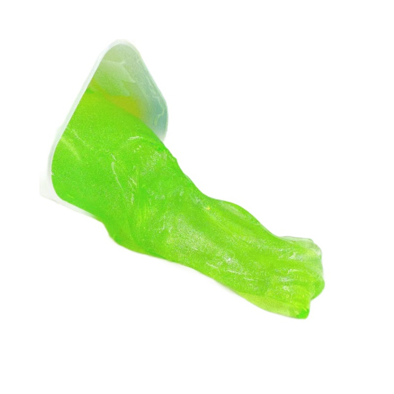 Juguetes para niños barro de cristal barro de color fluorescente cristal brillante caja de cristal espumante goma slim alto valor facial botella grande al por mayor