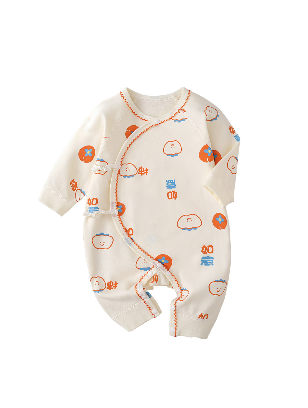 Ropa de recién nacido de algodón puro sin costuras, pelele de clase A, ropa de bebé con diseño de mariposa, pijamas para bebés de 0 a 3 meses, ropa estilo monje, ropa de nacimiento