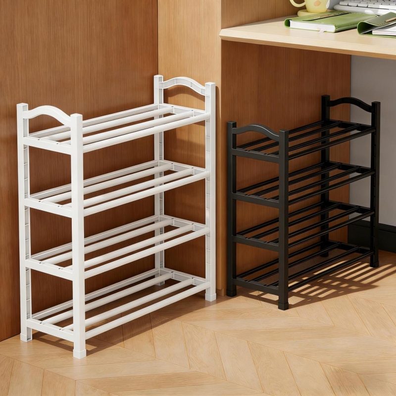New Multi-Layer Shoe Rack for Home Use, Student Dormitory Shoe Storage Rack, Space-Saving Mini Shoe Cabinet for Rental Apartments