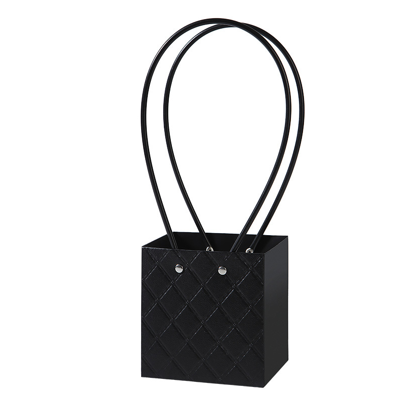 Bolsa de macarrones, bolsa de aperitivos, bolsa para arreglos florales de gelatina, bolsa con relieve estéreo, bolsa cuadrada trapezoidal para regalos de cumpleaños y festivos