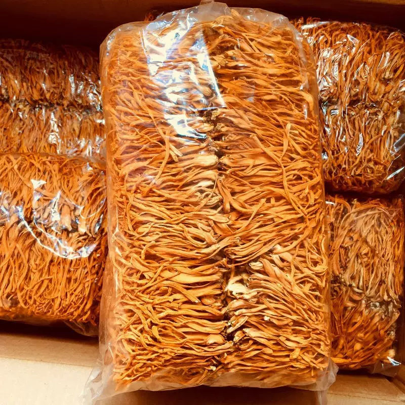【新货净重】虫草花干货批发金蛹虫草菌菇炖鸡汤火锅食材东北特产