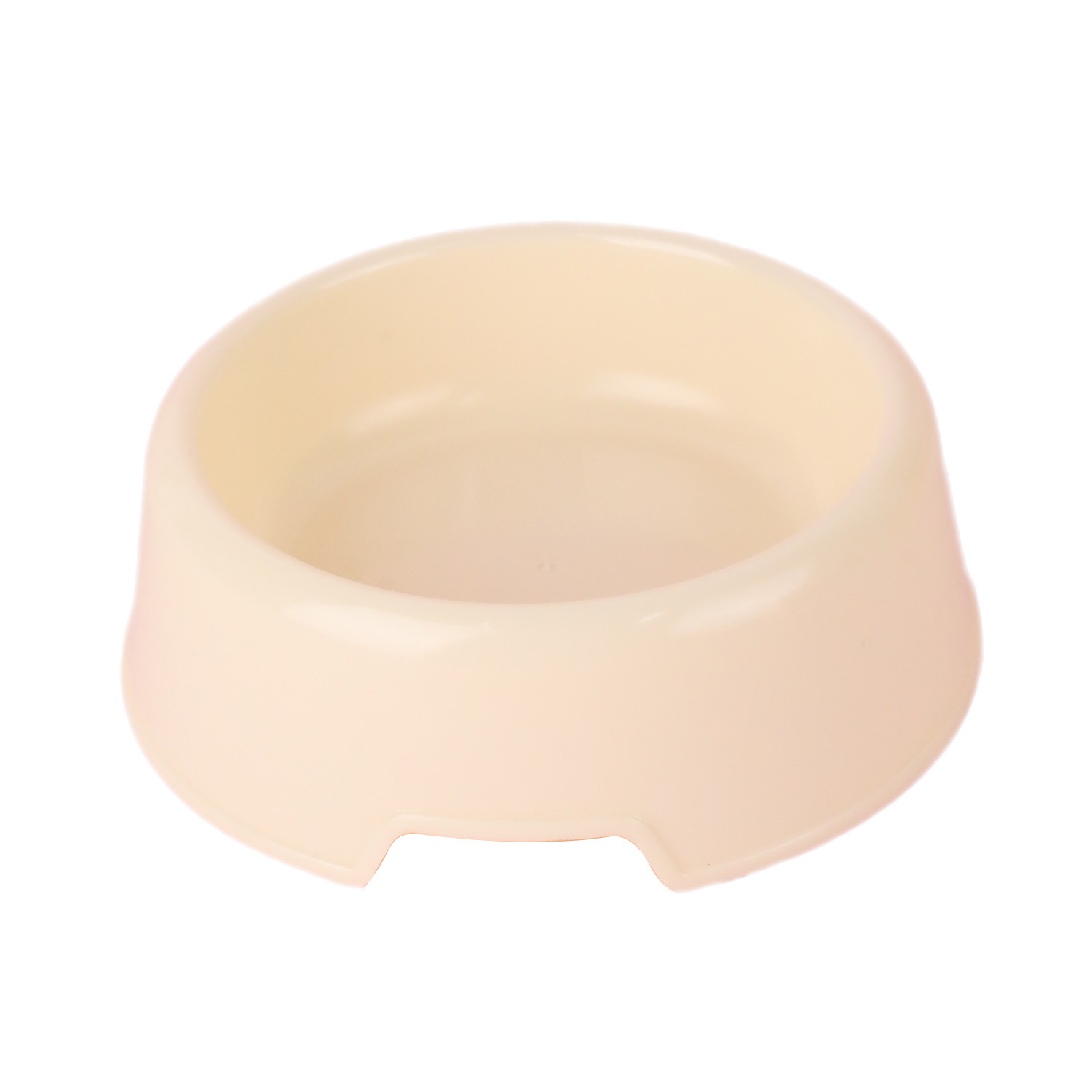 Portátil ligero alto pie plástico solo tazón al por mayor anti-knock Pet Bowl PET vajilla gato tazón de agua perro tazón