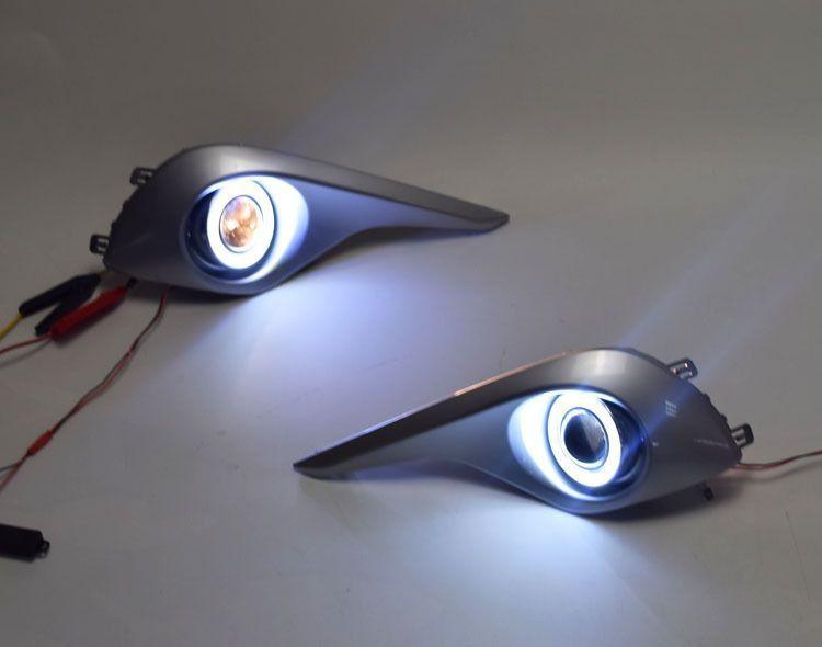 Suitable for 12-13 Highlander Daytime Running Lights Modified Fog Lights Toyota Highlander Special Led Daytime Running Lights