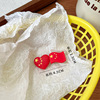 Five -star Red Flag Fat Flag Fat Rope National Day Travel commemorates love head jewelry female cute head rope hair clip