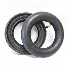 10-inch Electric Scooter 255x80 Tire, Carried by Driver, 10x3.00-6 Inner Tube, 10x3.0 Thick Inner and Outer Tube
