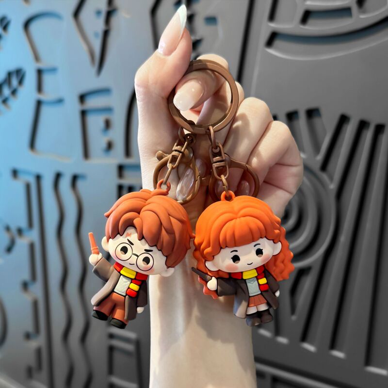 Cartoon Magic Boy and Girl Doll Keychain Cute Couple Pendant Bag Accessory Creative Small Gift In Stock Cartoon Magic Boy and Girl Doll Keychain Cute Couple Pendant Bag Accessory Creative Small Gift In Stock