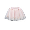 Yingying Beibei New Four Seasons Children's Skirt Winched Skirt Skirt Girl Nets Pant Popular Skirt Mid -Children's Dance Skirt